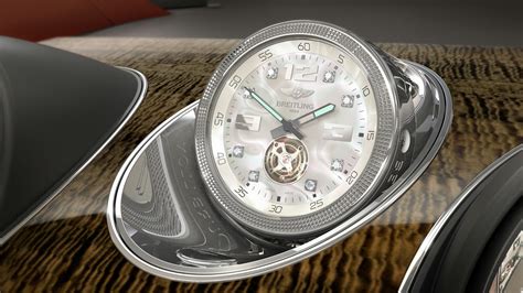 breitling bentayga clock|bentley tourbillon clock.